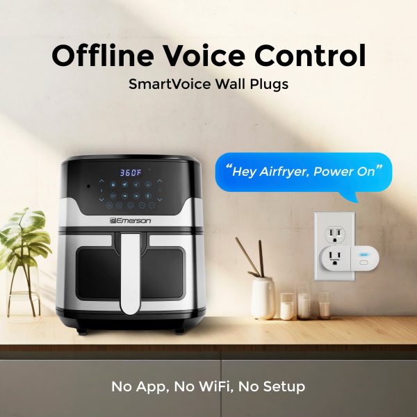 Emerson SmartVoice Wall Plug ES513 Offline Voice Control-7