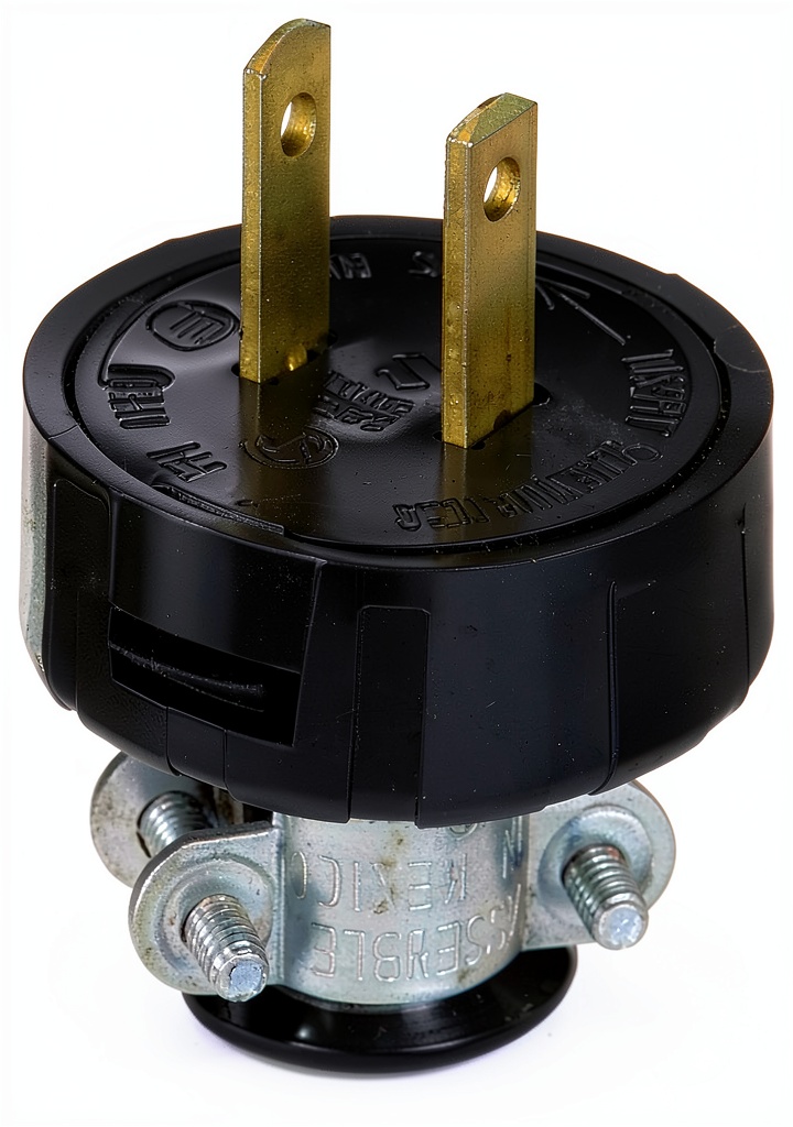 L10-48646-000 plug connected to a standard wall outlet