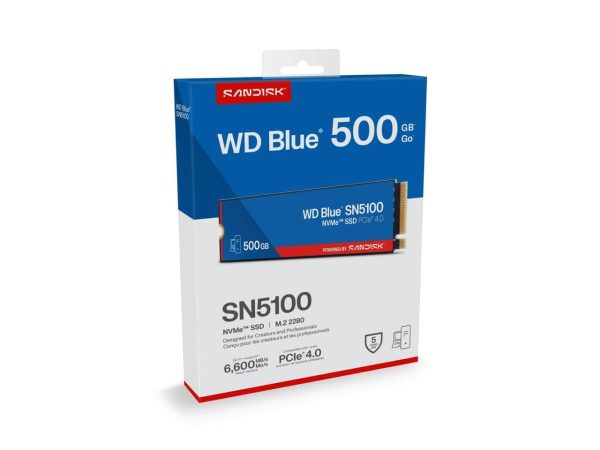 SanDisk WD Blue SN5100 SSD 500GB PCIe Gen 4 NVMe Internal-7