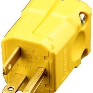 Leviton 5356-VY Industrial Plug 20A 125V Grounding-0