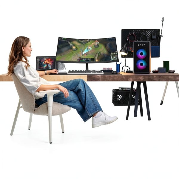 HP OMEN 34 WQHD Curved Gaming Monitor 180Hz AMD FreeSync-10