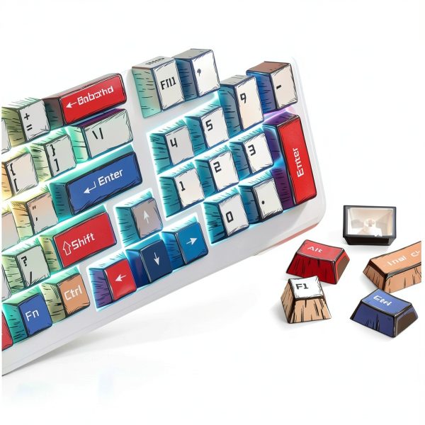 AULA F99 Wireless Mechanical Gaming Keyboard RGB Hot-4