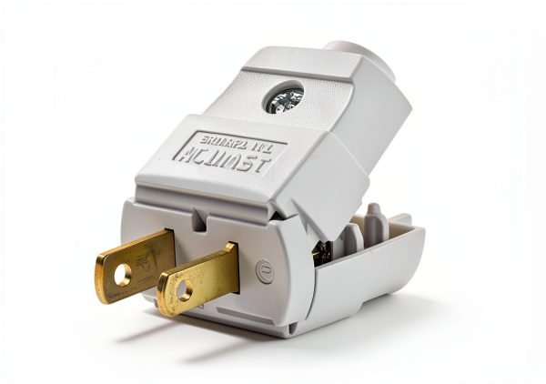 Polarized Plug 15A 125V Brass Blades Residential Light Duty-1