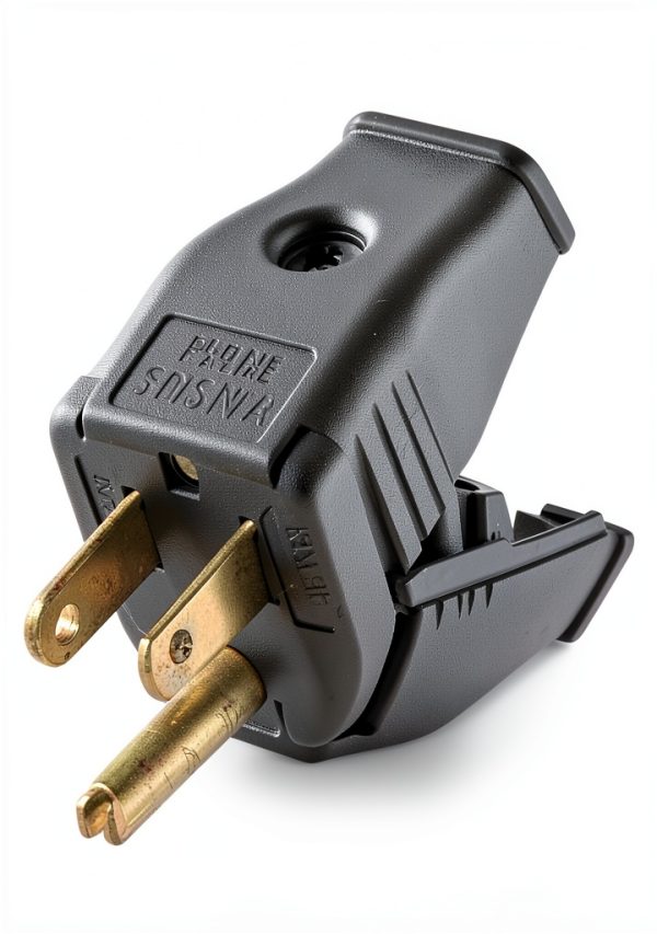 NEMA 5-15P Plug Thermoplastic Clamptite Commercial-0