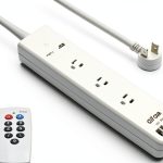 BN-LINK Remote Power Strip 3 Outlets 4 USB 100ft Range-0