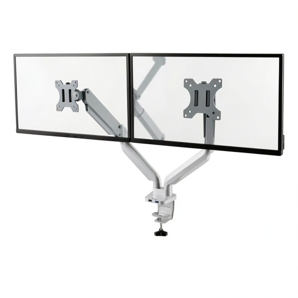 Fellowes Platinum Dual Monitor Arm Ergonomic Desk Mount-0