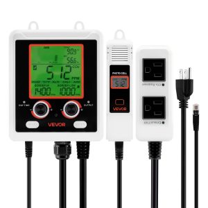 VEVOR CO2 Monitor Dual Infrared Plant Human Mode Controller-0