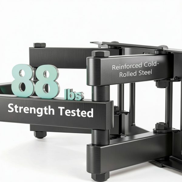 Pavo Full Motion TV Wall Mount Flexible Home Setup-4