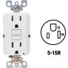 SmartlockPro Slim GFCI Receptacle Self Test Ground Fault-4