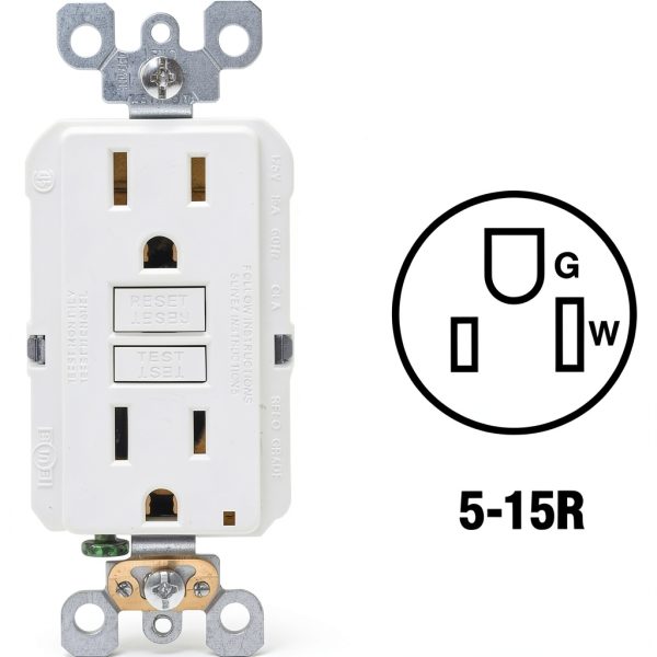 SmartlockPro Slim GFCI Receptacle Self Test Ground Fault-4