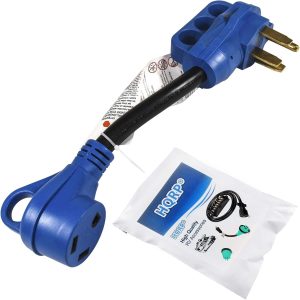 HQRP 50A to 30A RV Power Cord Heavy Duty Converter-0