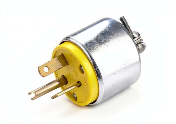 NEMA 6-20P Armored Plug 20A 250V Steel PVC Construction-6