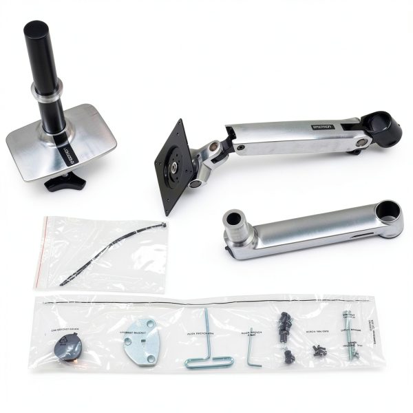 LX Desk Monitor Arm Tall Pole Ergonomic Workspace Solution-4