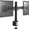Insignia Dual Monitor Desk Mount Heavy Duty Adjustable-8