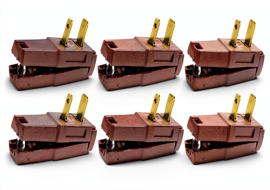 Leviton easy-wire angle plug installed in a residential electrical box