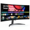 LG 34 Inch Smart Monitor Curved Display WebOS Streaming-1