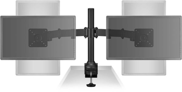 Insignia Dual Monitor Desk Mount Heavy Duty Adjustable-2