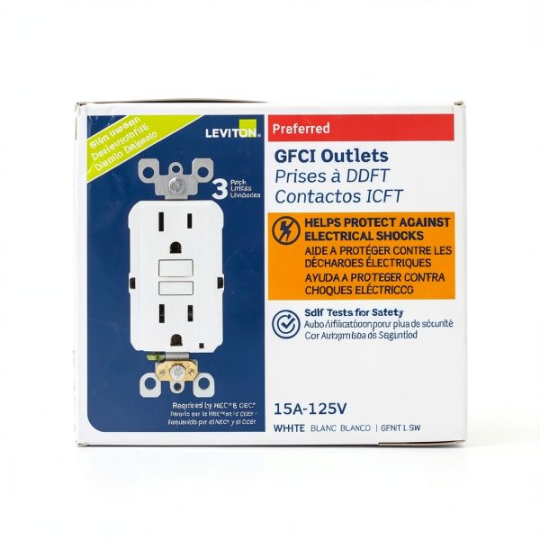 SmartlockPro Slim GFCI Receptacle Self Test Ground Fault-2