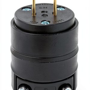 Rubber Straight Blade Plug NEMA 1-15P CSA UL Listed-0