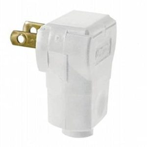 Leviton Angle Plug Residential Grade Brass Nylon-0