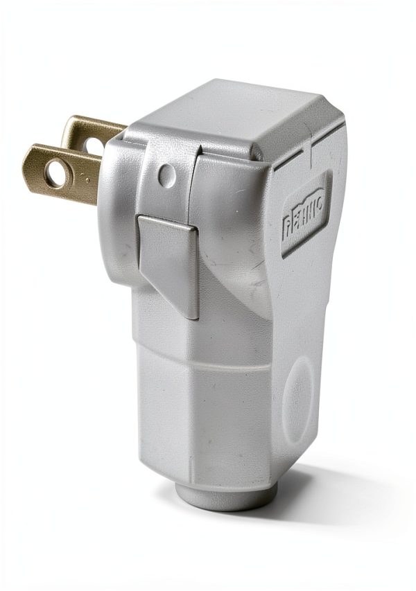 Leviton Angle Plug Residential Grade Brass Nylon-0