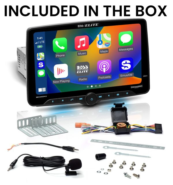 BOSS Elite Car Stereo Apple CarPlay Android Auto 10.1 Inch-4