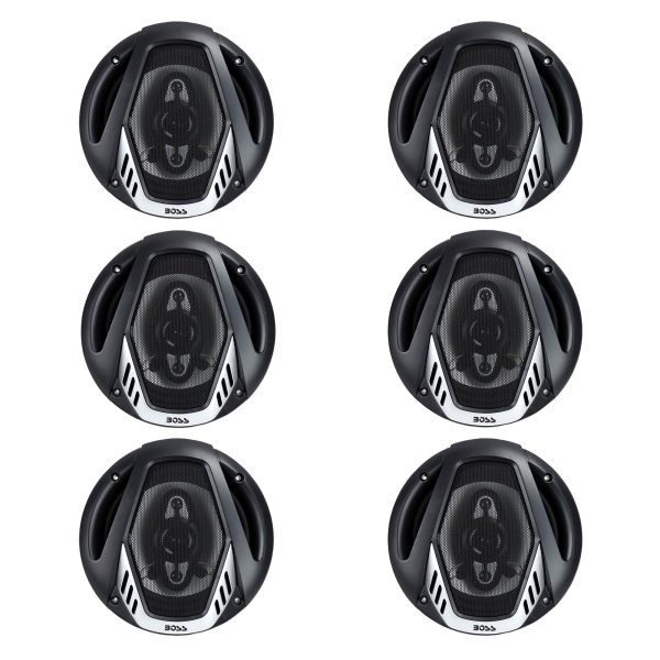 BOSS NX654 6.5 400W 4 Way Car Audio Coaxial Speakers-0