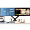 JTSA102 Gas Spring Dual Monitor Mount 32 Inch Screens-8