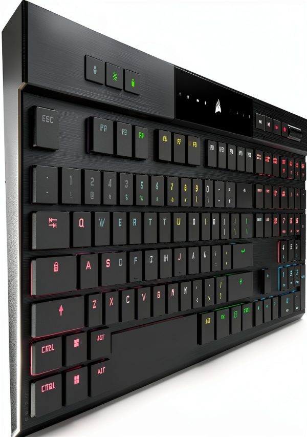 CORSAIR K100 Air Wireless Gaming Keyboard Ultra Thin-3