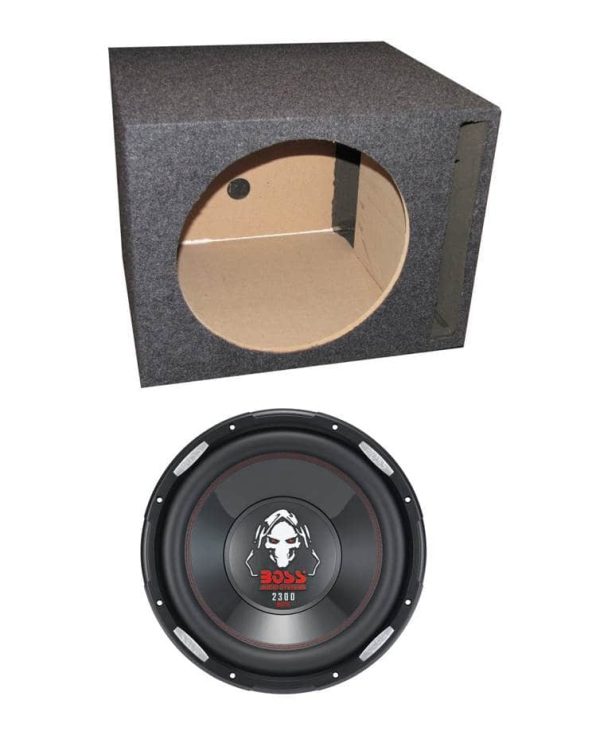BOSS P126DVC 12 Inch 2300W Car Subwoofer Vented Enclosure-0