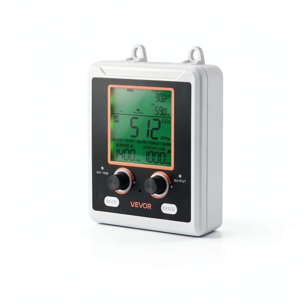 VEVOR CO2 Monitor Dual Infrared Plant Human Mode Controller-7