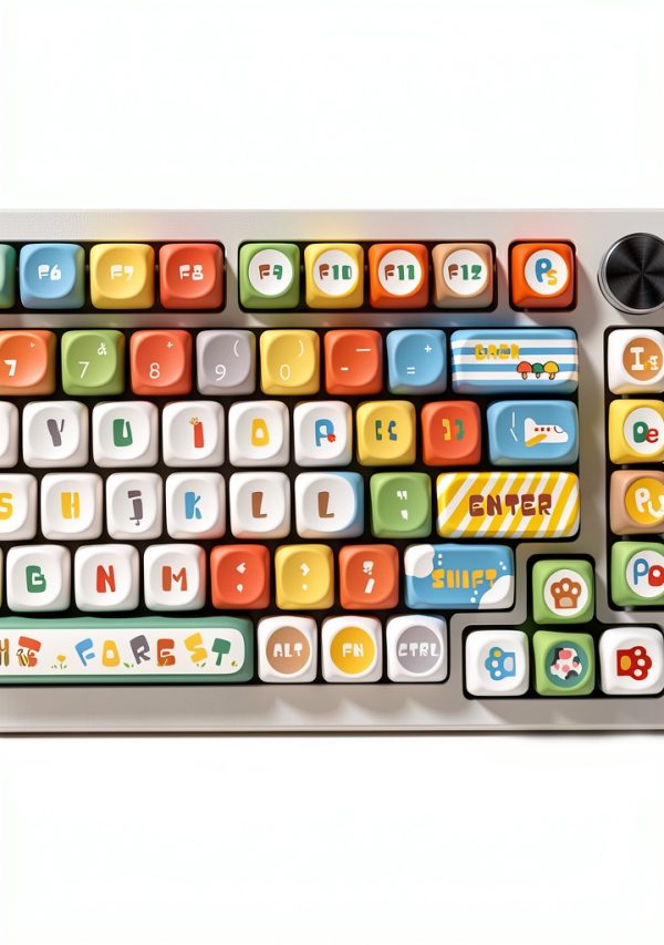 Womier PBT MOA Profile Keycaps Dye Sublimation 131 Keys-3