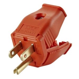 Grounding Plug Brass Construction 125V 15A Pack of 10-0