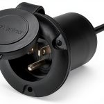 ProMariner AC Plug Holder Universal Black Watertight Design-0