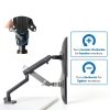 Pavo Dual Monitor Mount Ergonomic Desk Stand for Work-7