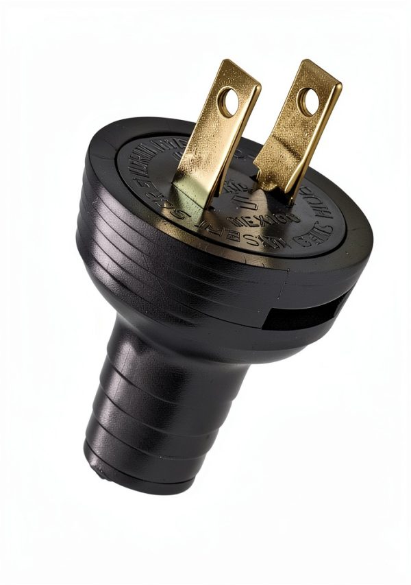 Pavo Non Grounding Straight Plug 15A Durable Construction-0