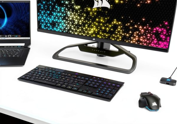 CORSAIR K100 Air Wireless Gaming Keyboard Ultra Thin-11