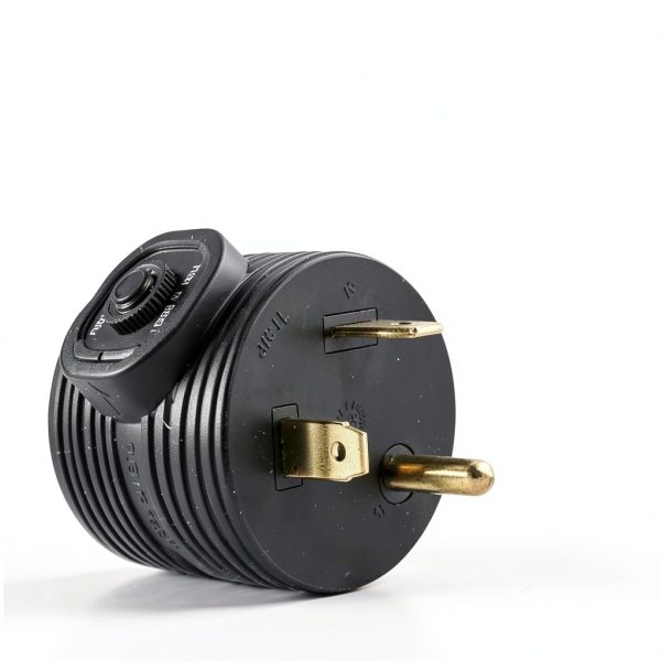HQRP 30A to 15A RV Adapter with Circuit Breaker ETL Listed-2