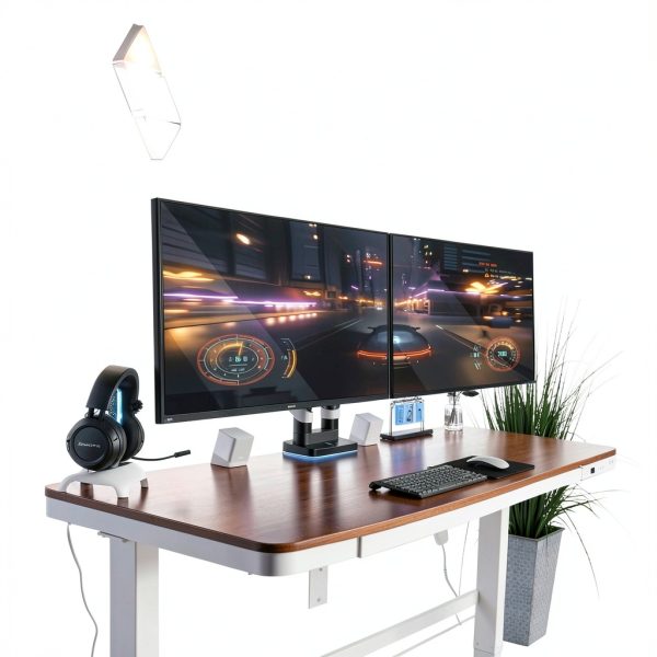 Mount-It Dual Monitor Arm Heavy-Duty Ergonomic Desk Mount-2