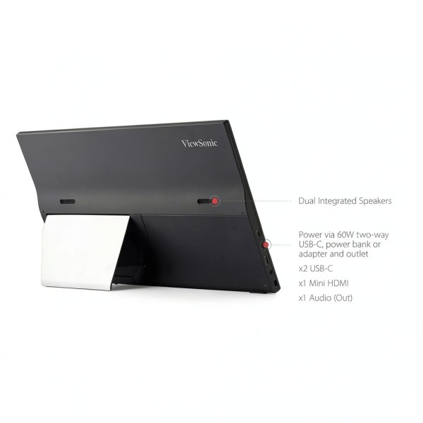 ViewSonic VA1655 15.6 FHD LCD Monitor Portable Display-7