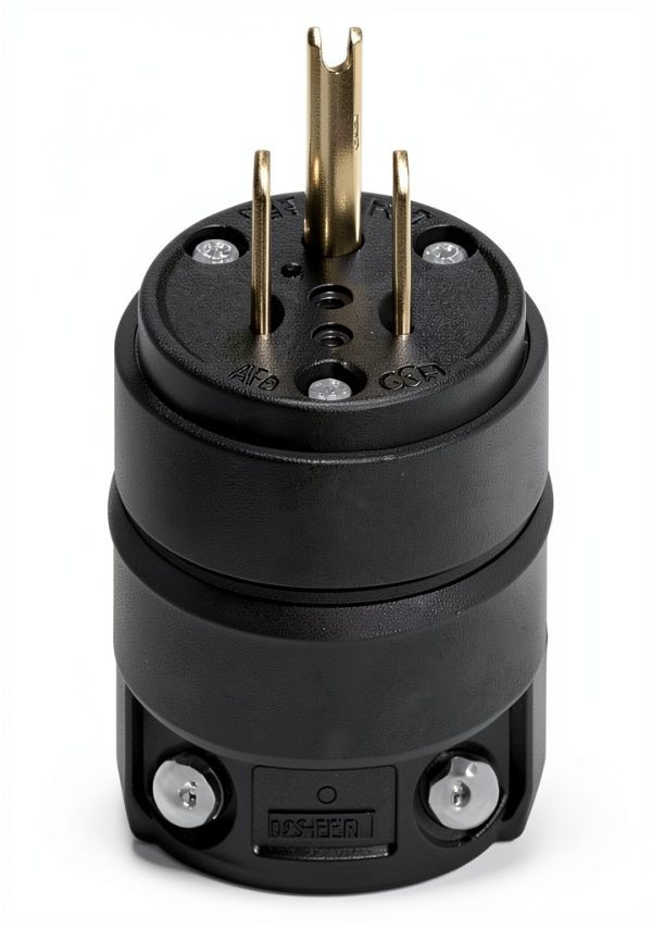 NEMA 5-15P Plug 15 Amp 125 Volt EPTR Rubber Grounding-1
