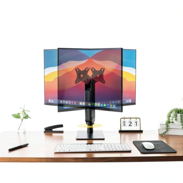 Pavo Freestanding Monitor Arm Height Adjustable Ergonomic-5