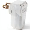 Leviton Angle Plug Residential Grade Brass Nylon-1
