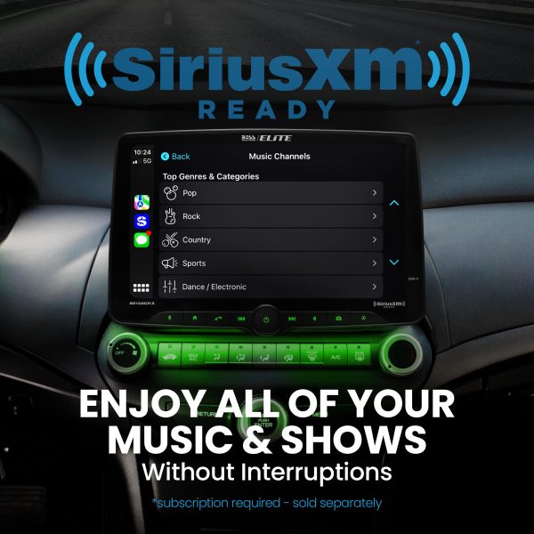 BOSS Elite Car Stereo Apple CarPlay Android Auto 10.1 Inch-2