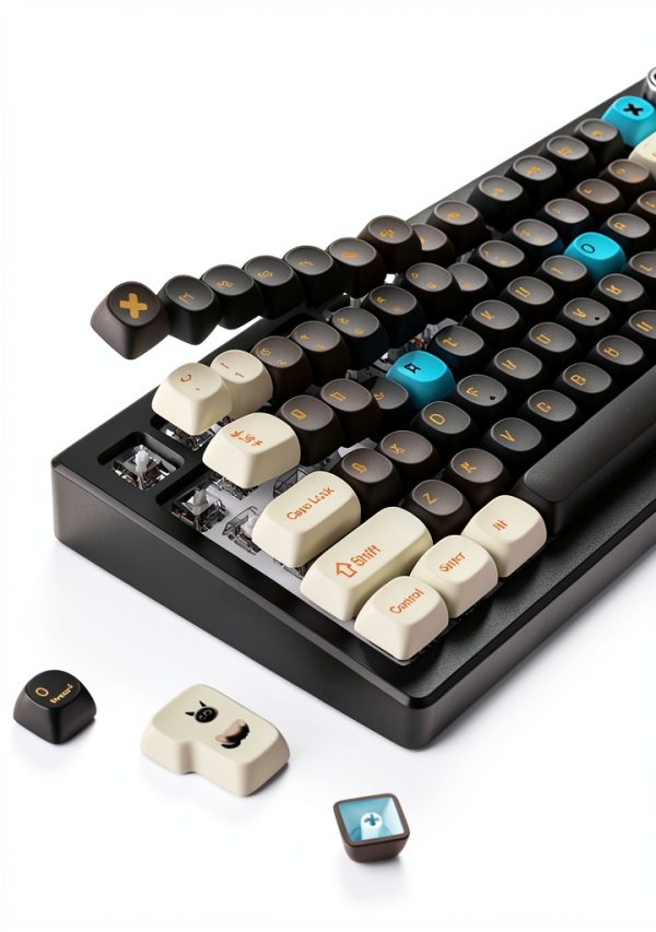 MOA Profile Keycap Set 130 Keys Dye Sub PBT Mechanical-2