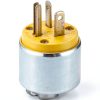 NEMA 6-20P Armored Plug 20A 250V Steel PVC Construction-4