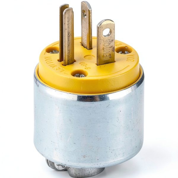 NEMA 6-20P Armored Plug 20A 250V Steel PVC Construction-4