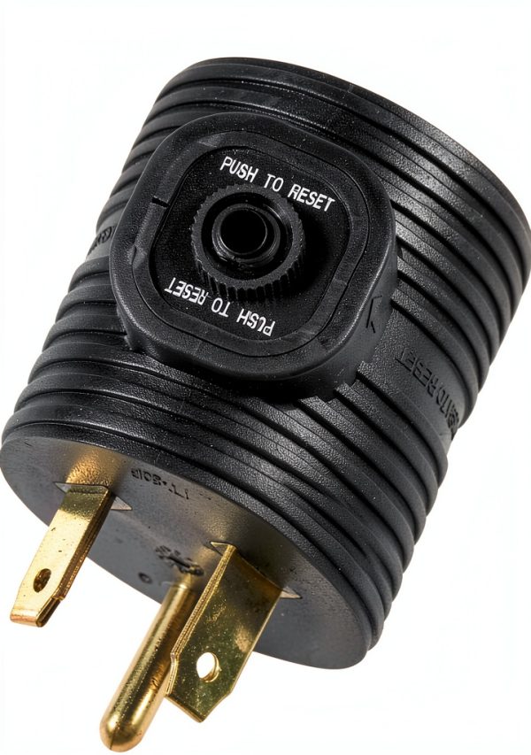HQRP 30A to 15A RV Adapter with Circuit Breaker ETL Listed-6