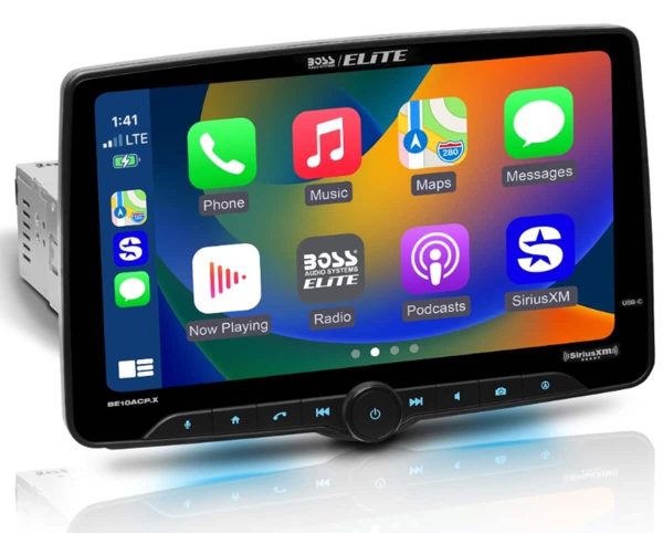 BOSS Elite Car Stereo Apple CarPlay Android Auto 10.1 Inch-0