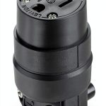 Leviton Grounding Rubber Cord Outlet 10pk Durable Triple-0